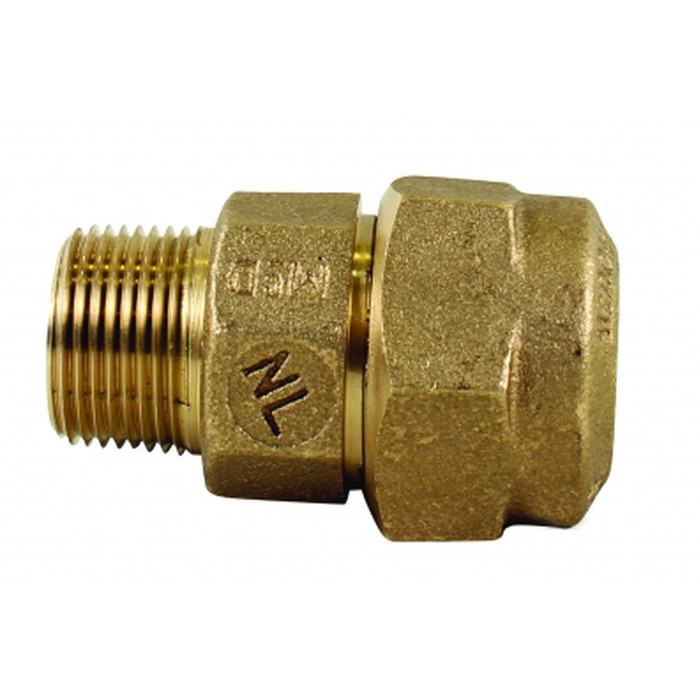 A.Y. McDonald 5182 No-Lead CTS x MNPT Adapter Fitting