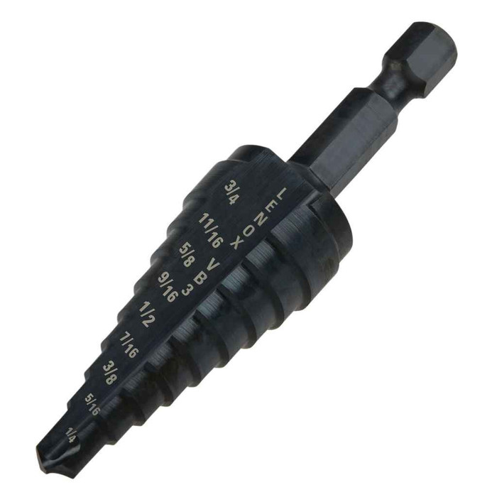 Lenox Step Drill Bit Variable VB8 3/16-7/8 Inch Hole Size