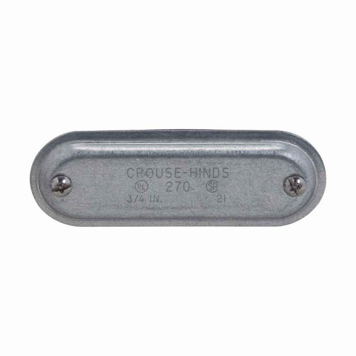 Crouse-Hinds Form 7 Condulet Wedge Nut Cover - Sheet Steel