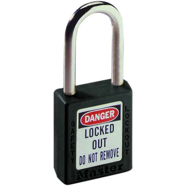 IDEAL Industries Safety Padlock, 1-1/2" Shackle, w/Key