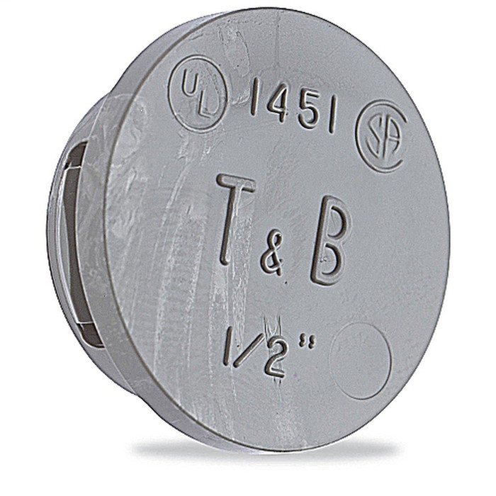 Thomas & Betts 1453 1" Non-Metallic Locking Knockout Plug, Rigid/IMC Conduit