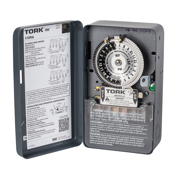 NSi 1109A-2 24-Hour DPST Time Switch, 40A 120/208-277V