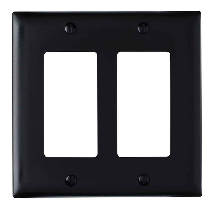 Pass & Seymour TP262 TradeMaster 2-Gang Nylon Decorator Wall Plate