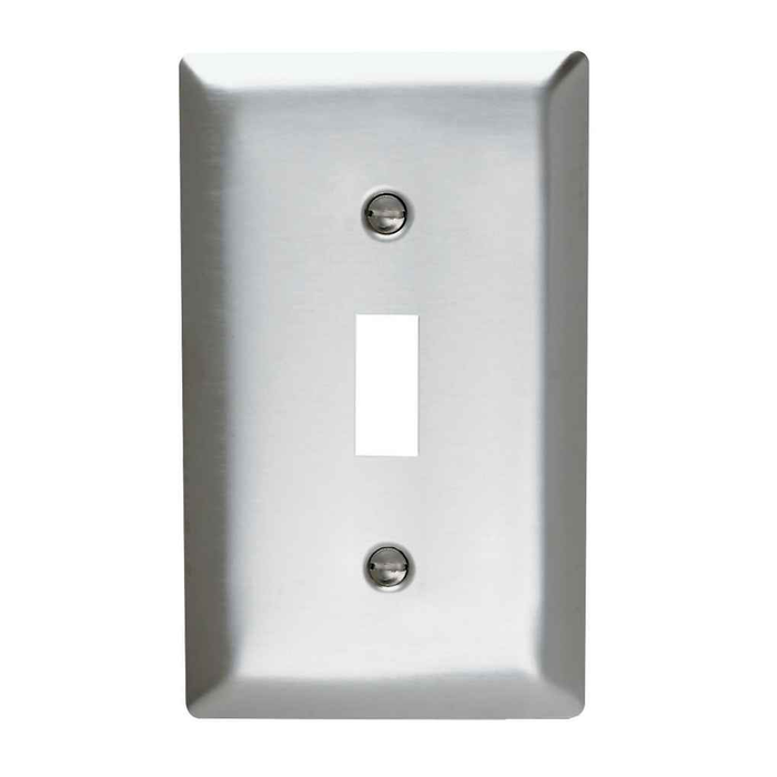 Pass & Seymour Stainless Steel Toggle Switch Wall Plate