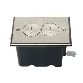 Pass & Seymour FB1TRDR Tamper-Resistant 1-Gang Floor Box Assembly