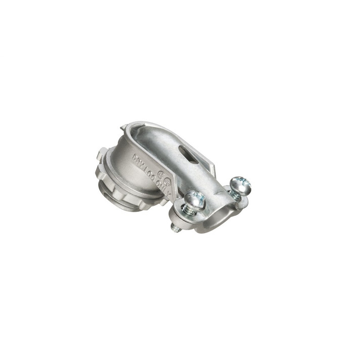 Arlington Industries 850 Zinc 90° Squeeze Flex Connector, 3/8"