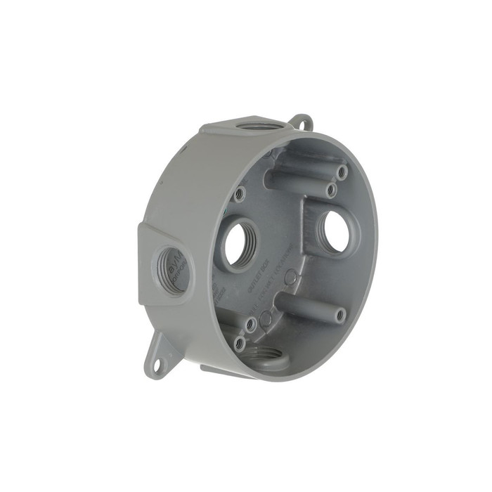 Bell Round Weatherproof Box, Aluminum