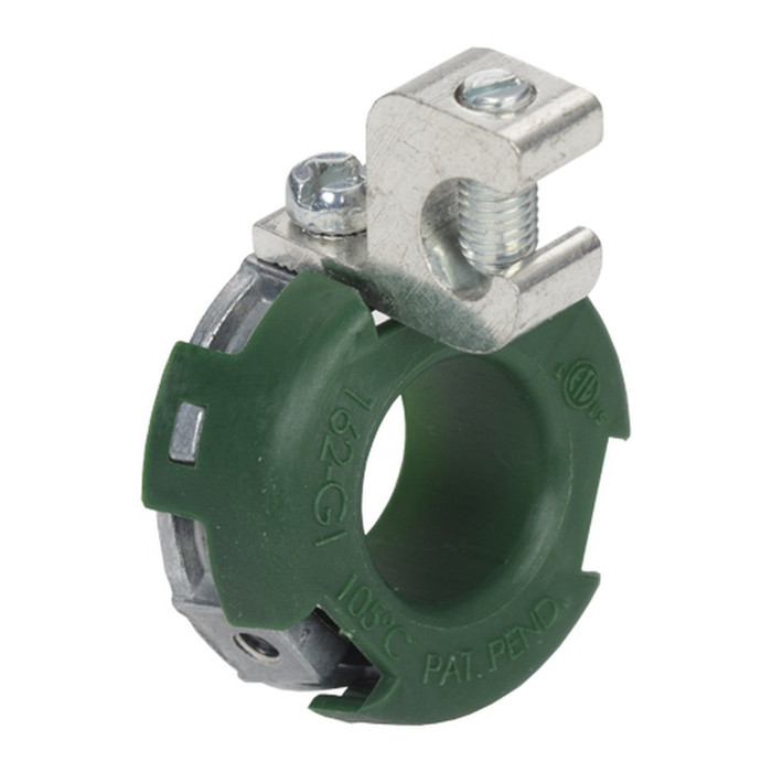Bridgeport Fittings Mighty-Bond Insulated Grounding Locknut with Aluminum Lug