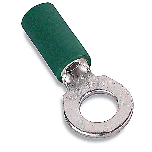 Thomas & Betts 16-14 AWG Heavy-Duty Green Ring Terminal