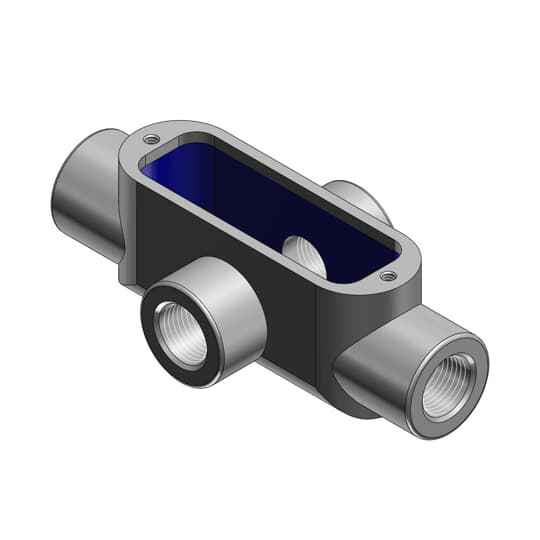 Thomas & Betts X-Type Conduit Body, Aluminum