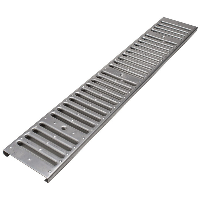 Sioux Chief 865-GSSR FastTrack Stamped Slotted Stainless Steel Trench Drain Grate