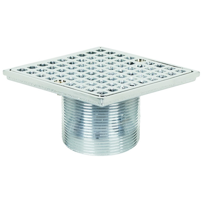 Sioux Chief 821-HQCP Square Chrome Shower Pan Drain Head
