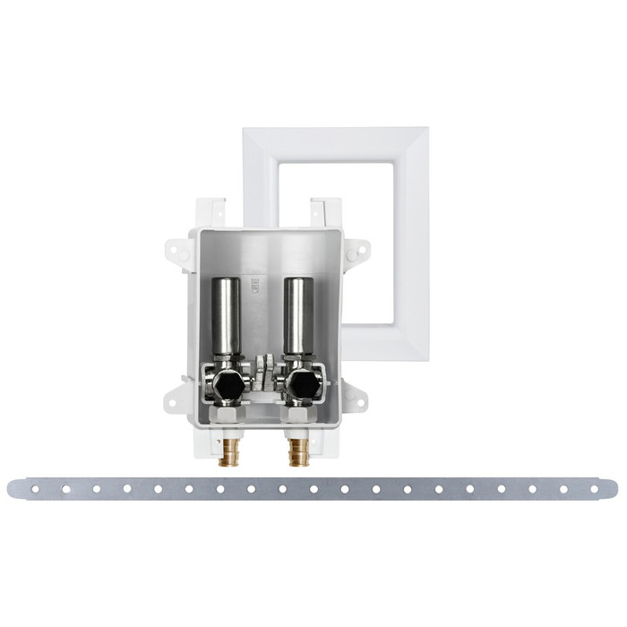 Sioux Chief 696-G2011WF No-Lead Mini Lavatory Outlet Box with F1960 PEX Connection and Frame