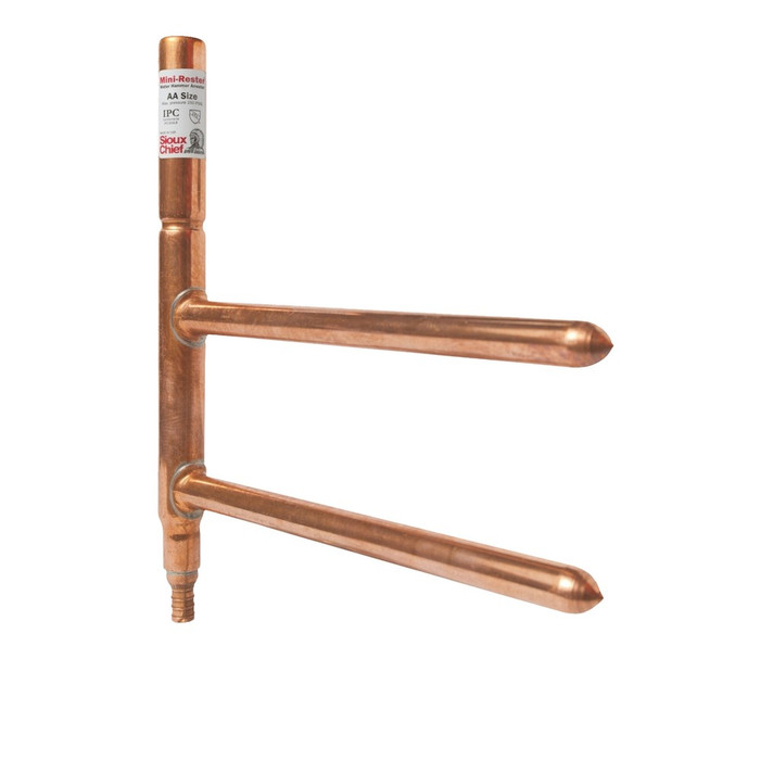 Sioux Chief TSX88 Mini-Rester Double Stubout PEX Water Hammer Arrester, Black