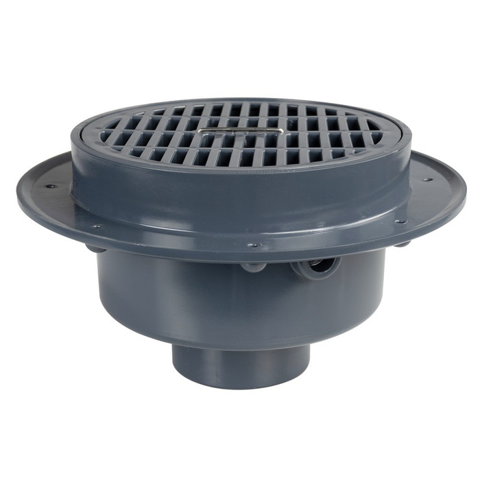 Sioux Chief 860-3P FAT MAX PVC Floor Drain with Grate, 3"