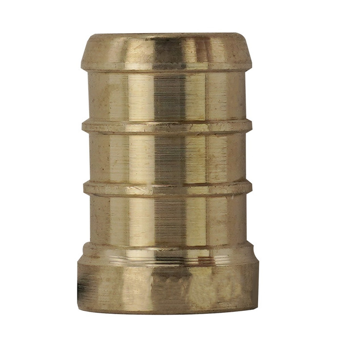 Sioux Chief 640XG02 No-Lead Brass PEX Barb Plug, 1/2"