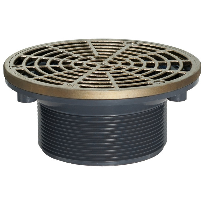 Sioux Chief 842-4LNR Adjustable ABS Floor Drain with Nickel-Bronze Strainer