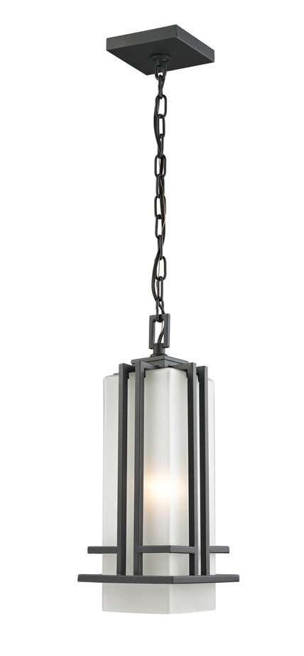 Z-Lite Abbey 1-Light Outdoor Chain Mount Ceiling Fixture