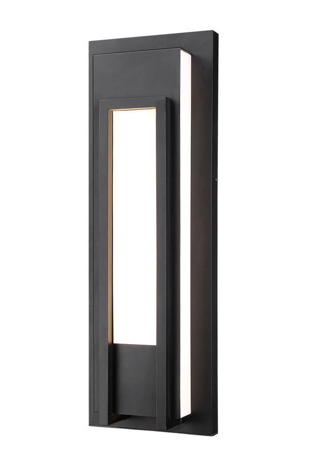 Z-Lite 520B-BK-LED Keaton Single Light Outdoor Wall Light