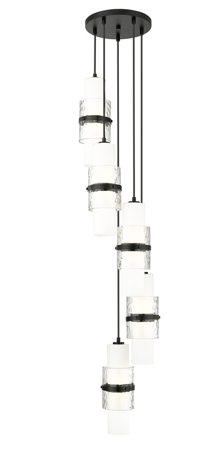 Z-Lite 1946P-5R-MB Cayden 5-Light Chandelier