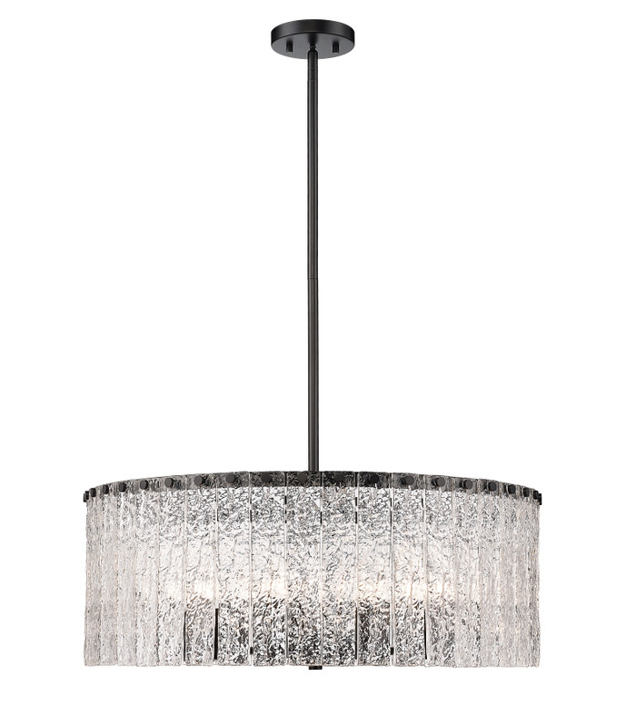 Z-Lite 1943P26-MB Glacier 10-Light Chandelier