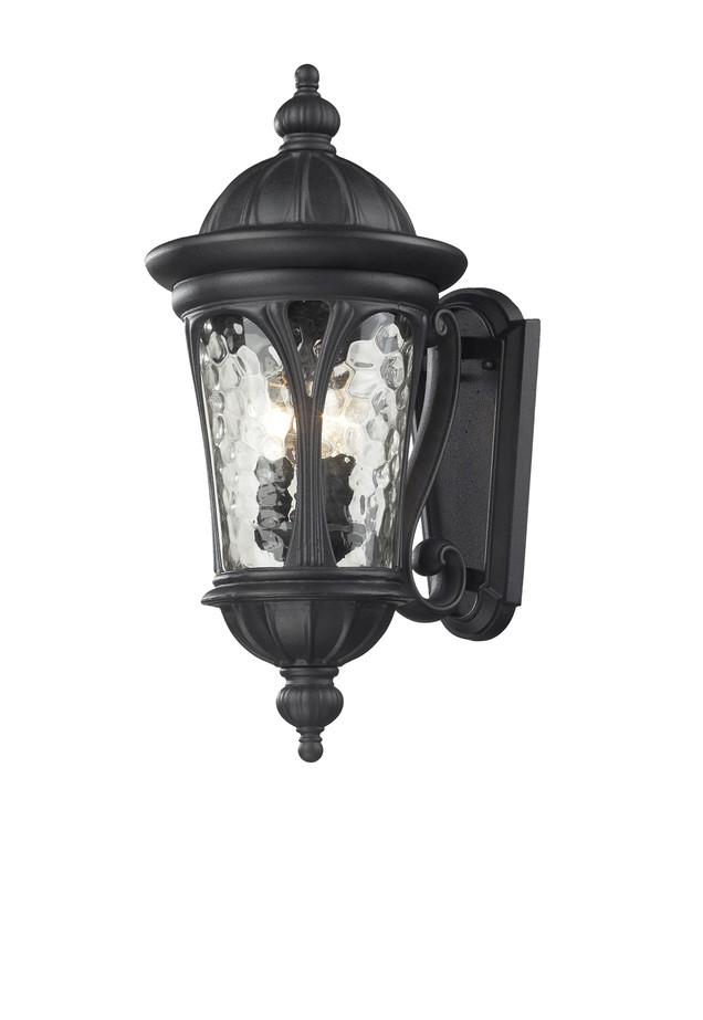 Z-Lite 543M-BK Doma 3-Light Outdoor Wall Light