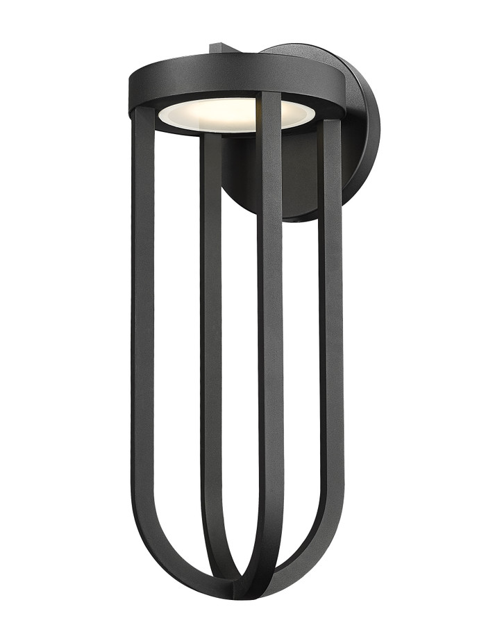 Z-Lite 5005B-BK-LED Leland Single Light Outdoor Wall Light