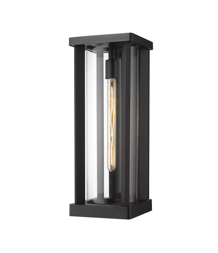 Z-Lite 586B-BK Glenwood Single Light Outdoor Wall Light