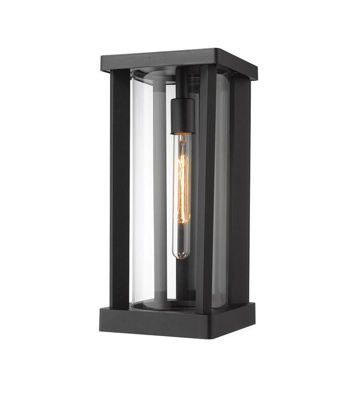 Z-Lite 586M-BK Glenwood Single Light Outdoor Wall Light