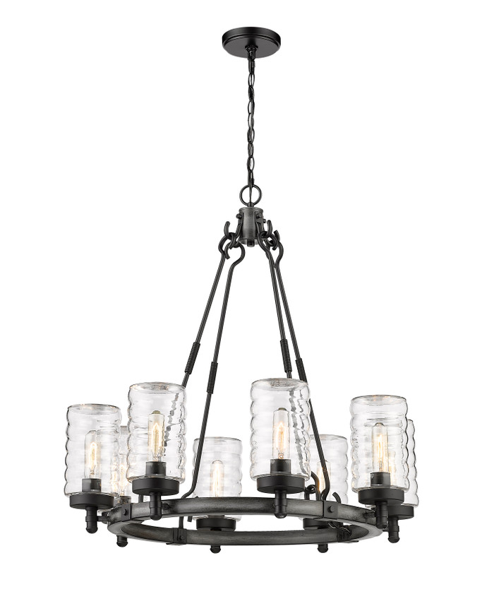 Z-Lite 588-8ABB Tahoe 8-Light Outdoor Chandelier