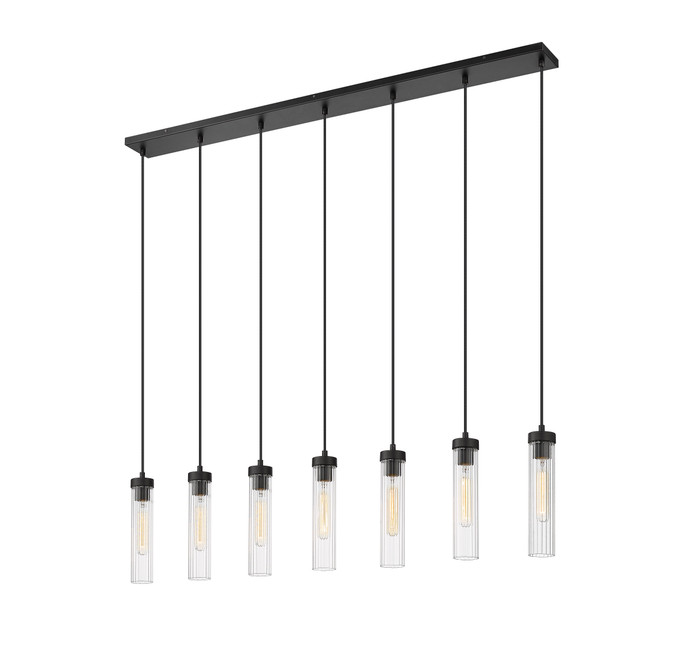 Z-Lite 740P-7L-MB Beau 7-Light Linear Chandelier