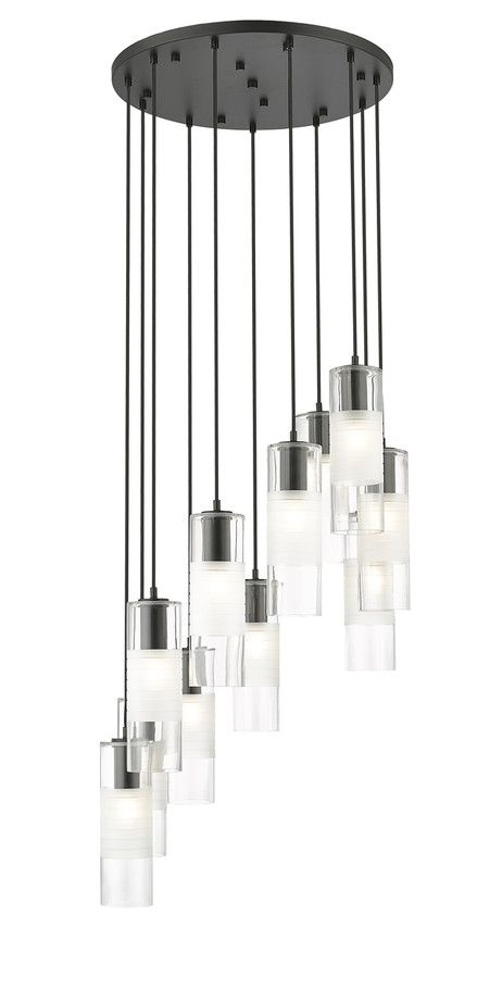 Z-Lite 824P-11R-MB Alton 11-Light Chandelier