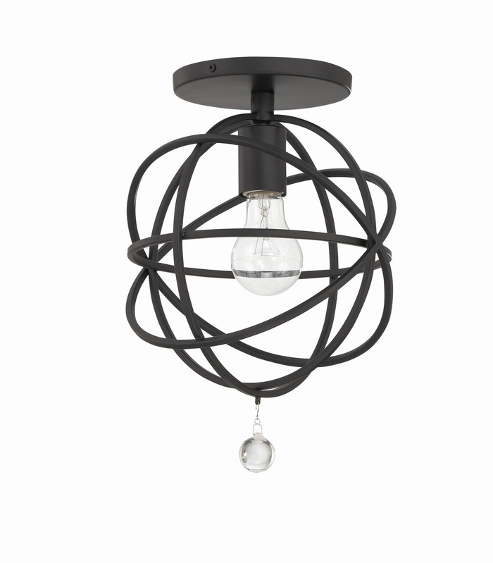 Crystorama 9220 Solaris 1 Light Semi Flush Mount