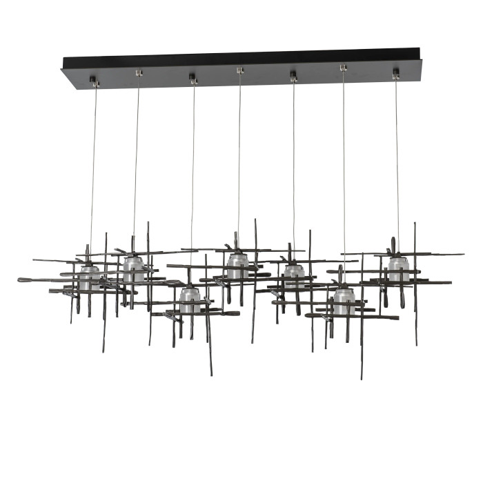 Hubbardton Forge HUB-131096 Tura 7-Light Frosted Glass Pendant