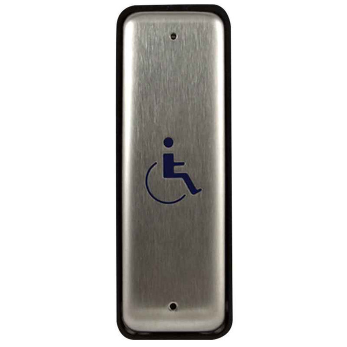 LCN LCN 8310-3818WS 1-1/2" x 4-3/4" Rectangle Jumb and Surface Mount Wireless Actuator with Handicap Symbol and Transmitter LCN-8310-3818WS