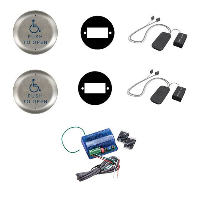 Actuator Package, Logo, Text, Wireless, 4-1/2" Round