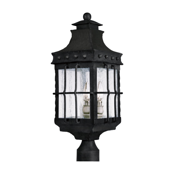 Maxim Lighting MAX-30080 Nantucket 3-Light Outdoor Pole/Post Lantern