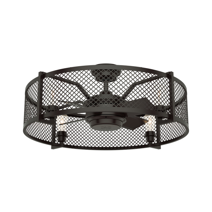 Hunter 23" 4 Blade Fennec Ceiling Fan with LED Light Kit and Wall Control