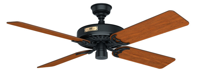 Hunter 52" 5 Blade Original Damp Rated Ceiling Fan and Pull Chain