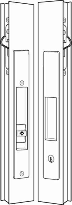 Adams Rite 4431 Flush Locksets with Cylinder (Including Deadlock ...