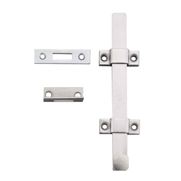 Ives SB453 Heavy-Duty Steel Surface Bolt 12" with Fire Rating