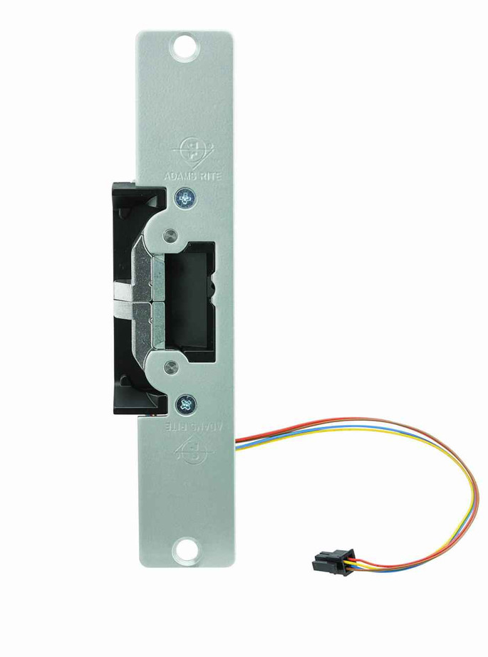 Adams Rite Adams Rite 7410 Ultraline Electric Strike - Wood Jamb 7-15/16" Flat Faceplate Radius Corners, Fail-Secure/Safe Field Selectable ADA-7410