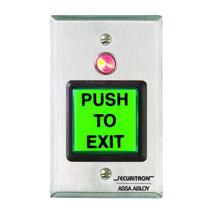 Securitron PB2 Series Large Square Illuminated Push Buttons SEC-PB2