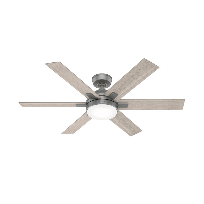 Hunter 52" 6 Blade Georgetown Ceiling Fan with LED Light Kit and Handheld Remote