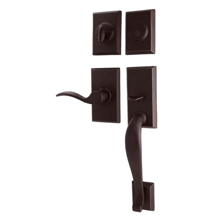 Weslock 7924 Aspen Exterior Dummy Handleset with Carlow Lever