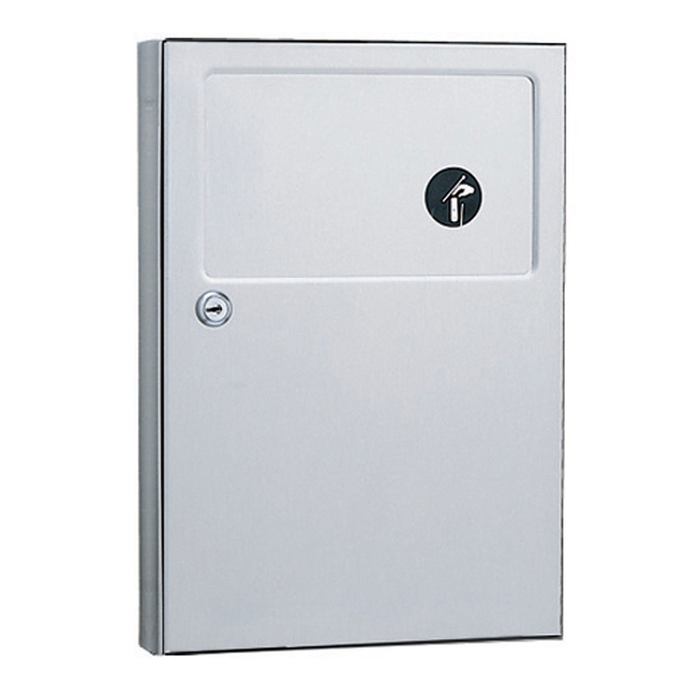 Bobrick B-254 Sanitary Napkin Disposal, 1.2-Gal.