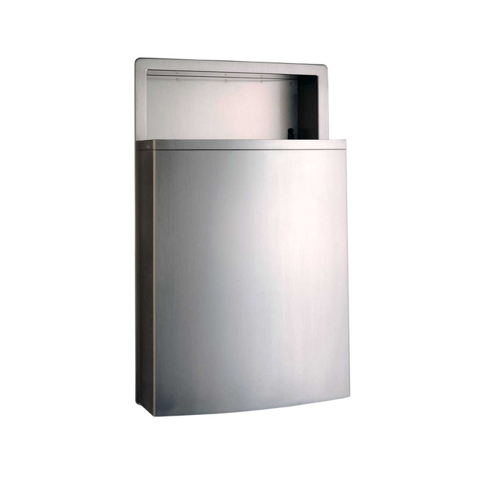 Bobrick B-43644 Waste Receptacle, 11.2-Gal. – ConturaSeries