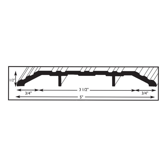 Design Hardware  5"x1/2" Saddle Thresholds