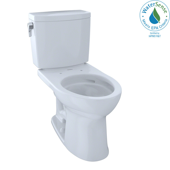 TOTO CST454CUFG Drake II 1G Two-Piece Elongated 1.0 GPF Universal Height Toilet with CEFIONTECT