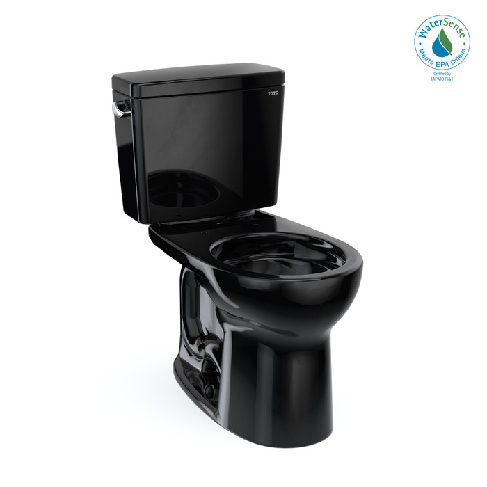 TOTO CST775CEF#51 Drake Two-Piece Round 1.28 GPF Universal Height TORNADO FLUSH Toilet with CEFIONTECT